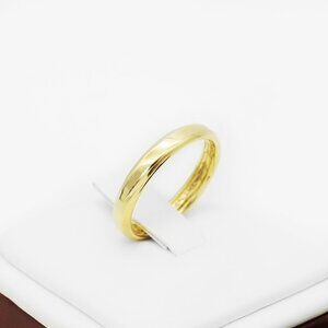 David Yurman 18K Gold Beveled Band Ring